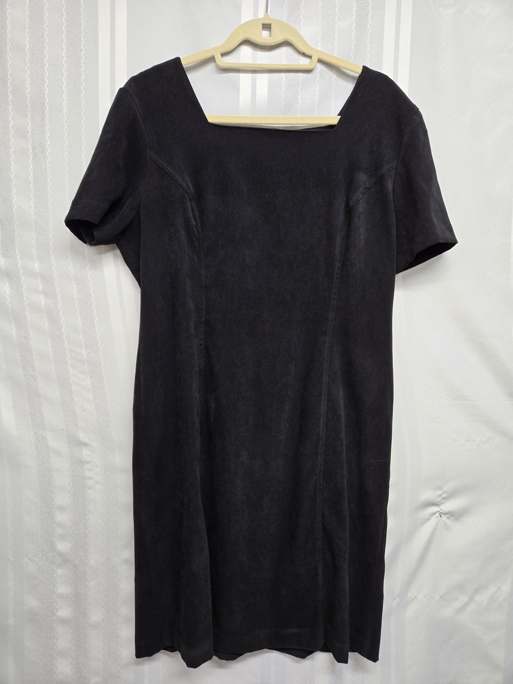 THAT'S ME WOMENSBlack Short-Sleeve Shift CLASSIC Dress -SIZE 12